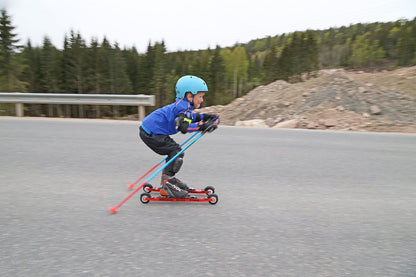 A product picture of the Swenor Skate Junior Aluminum Rollerskis