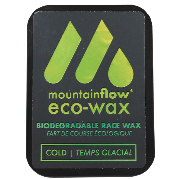 A product picture of the mountainFLOW eco-wax Race Cold Paraffin