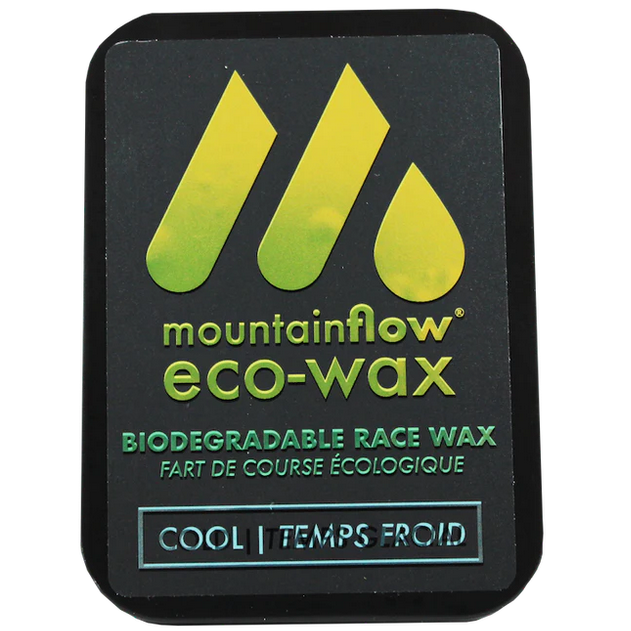 A product picture of the mountainFLOW eco-wax Race Cool Paraffin