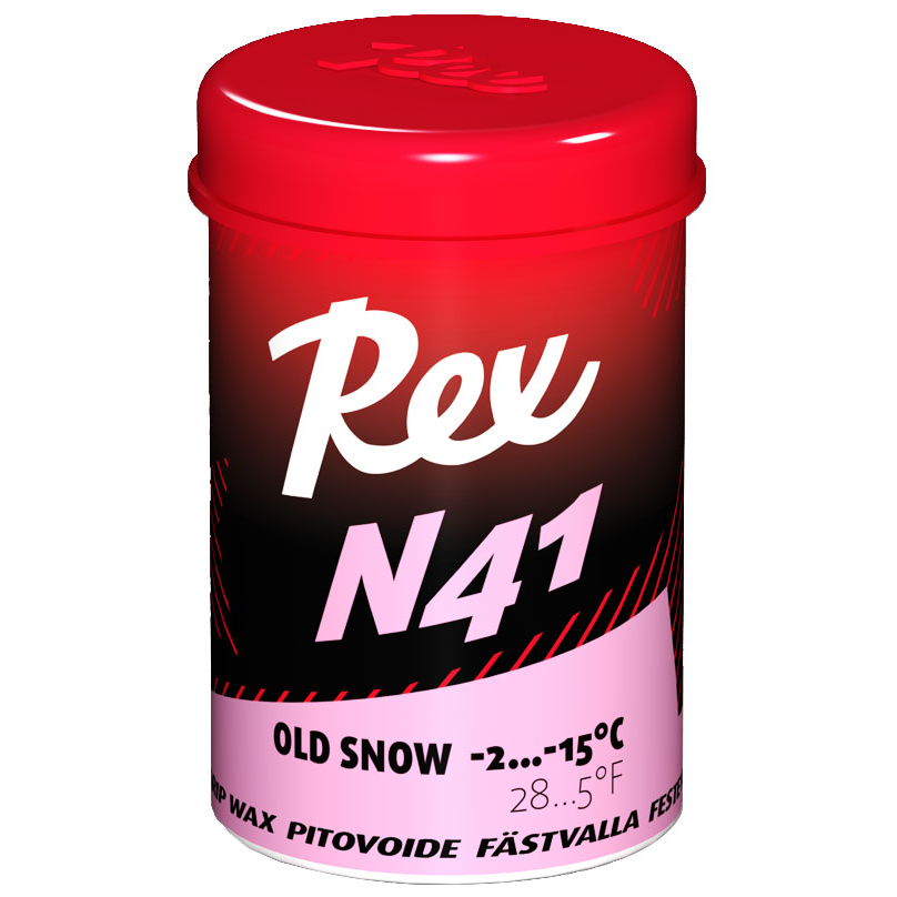 REX N41 Pink `Old Snow` Fluor-Free Racing Grip