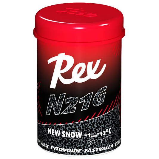 REX N21G Black `New Snow` Fluor-Free Racing Grip