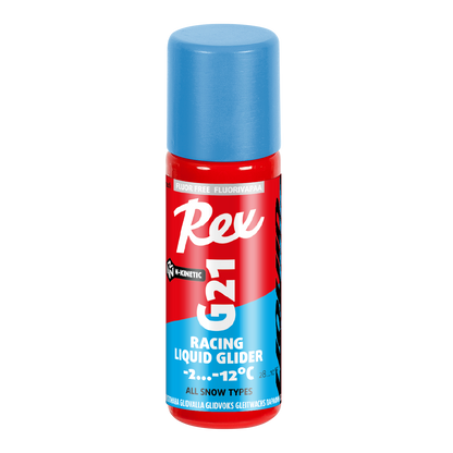 A product picture of the Rex Wax G21 Blue N-Kinetic Liquid Glider