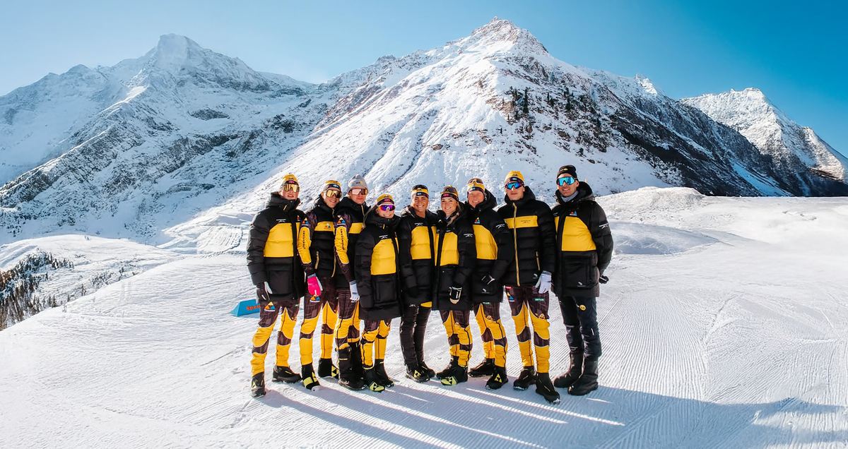 The SNOOW team on a training trail