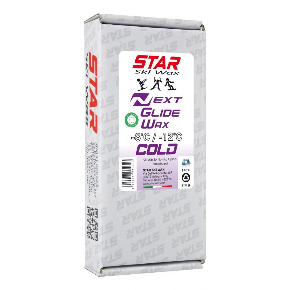 A product picture of the STAR NEXT COLD Fluoro-Free Racing Melt Wax