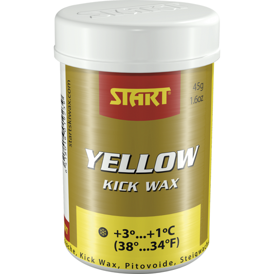 A product picture of the Start Yellow Kickwax (3C/1C) | 45g