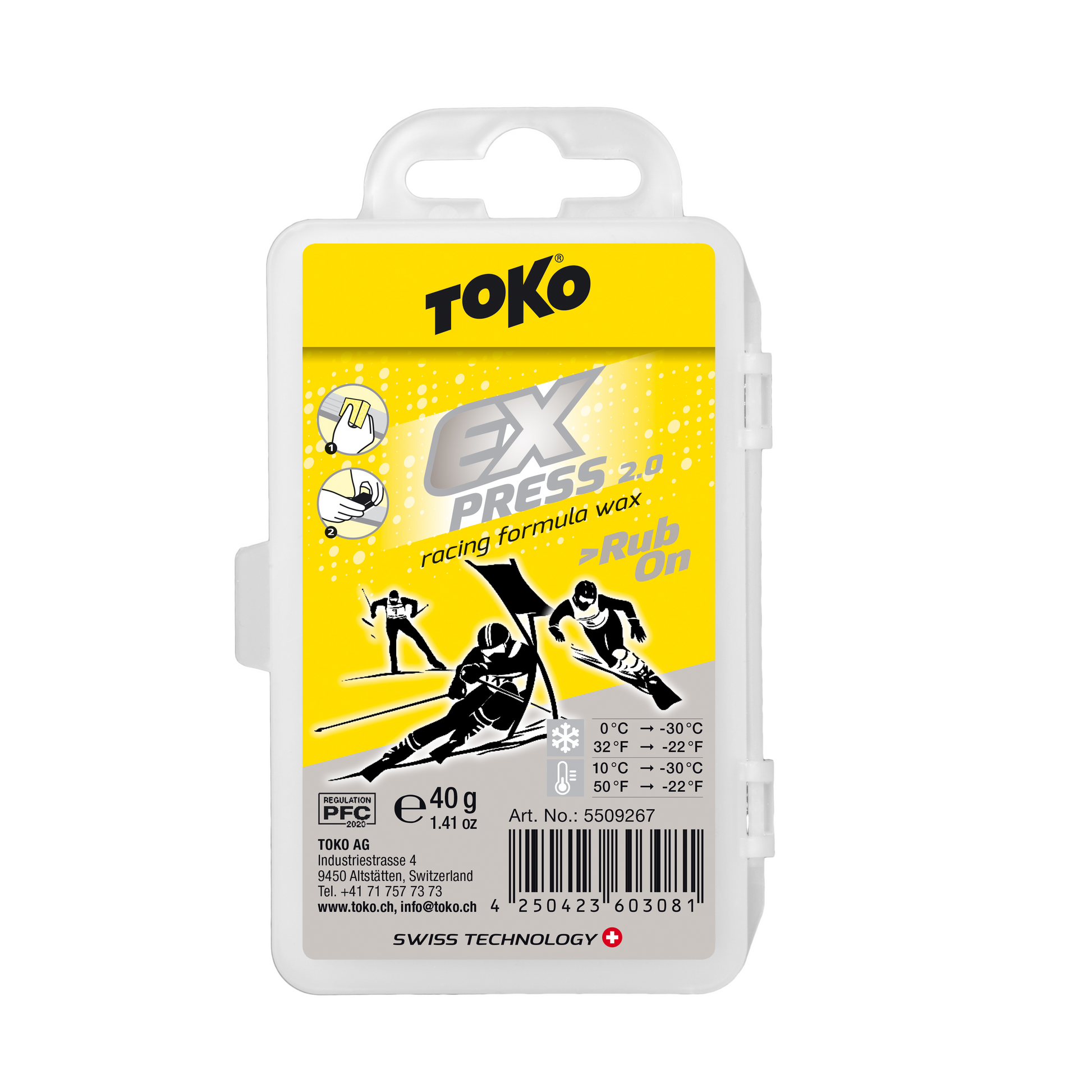 A product picture of the Toko Express Racing Rub-on