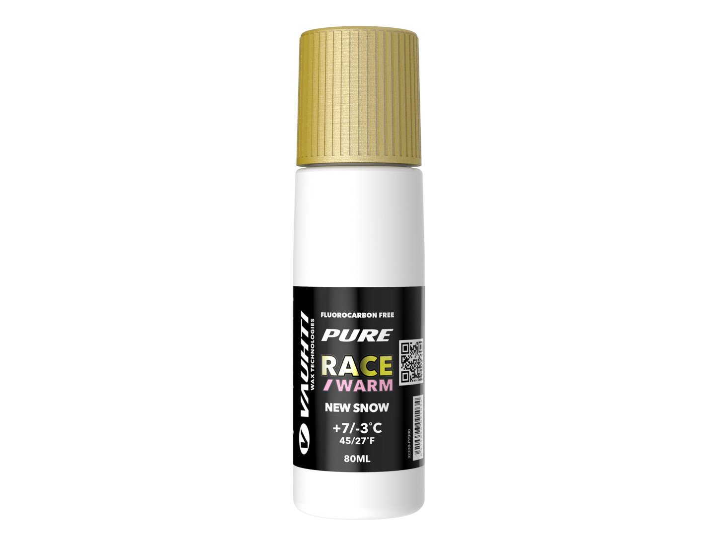 Bottle of PURE RACE NEW SNOW WARM LIQUID GLIDE