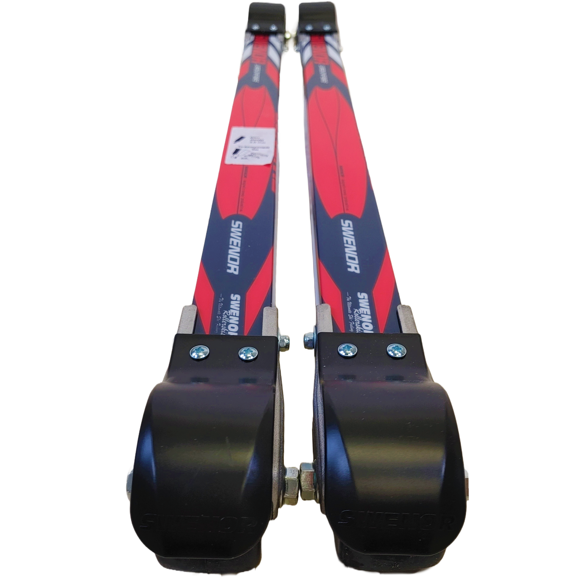 A fibreglass and wood (NO CARBON in reality) classic rollerski with smaller wheels. 
