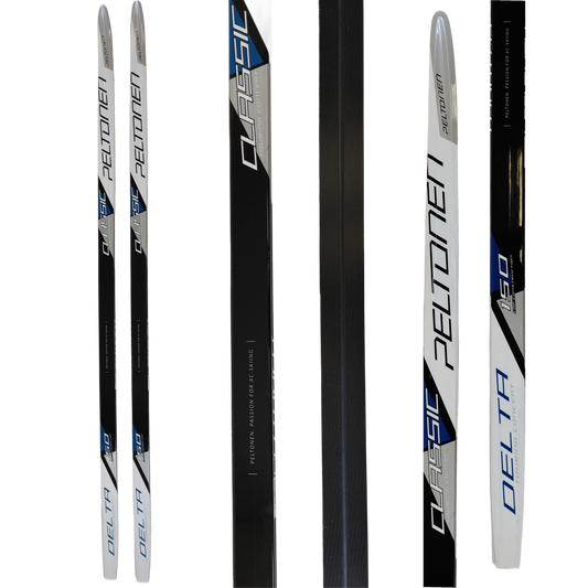 A product picture of the Peltonen Delta Waxable Classic Skis CLEARANCE