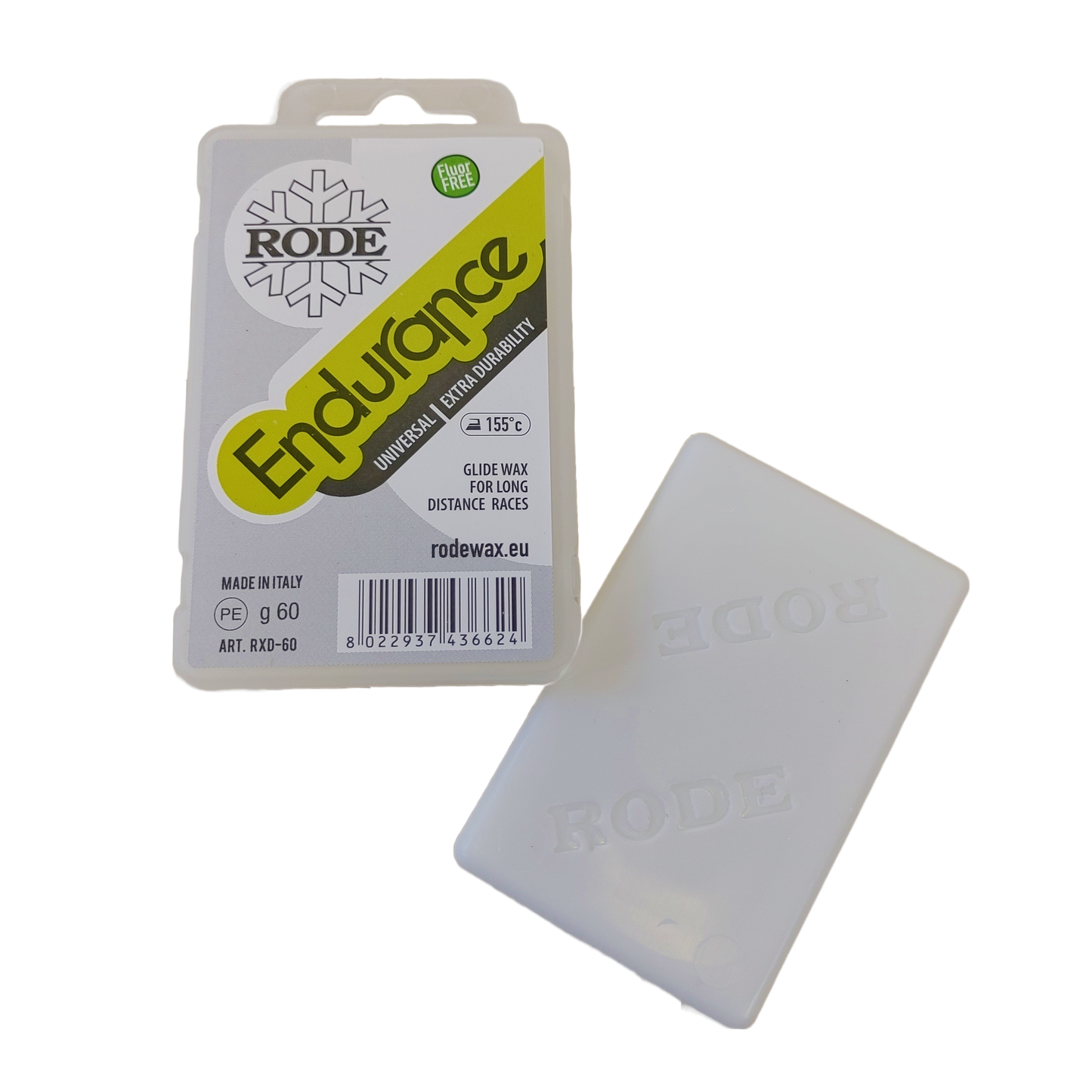 Rode ENDURANCE Non-fluoro Long Distance Paraffin 60g block