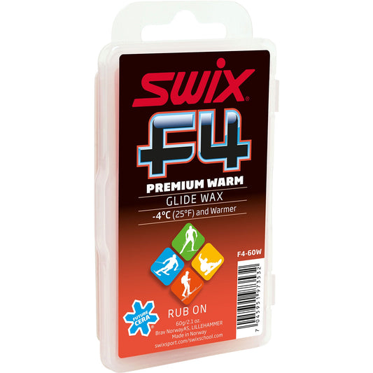 A product picture of the Swix F4 Warm Performance Wax