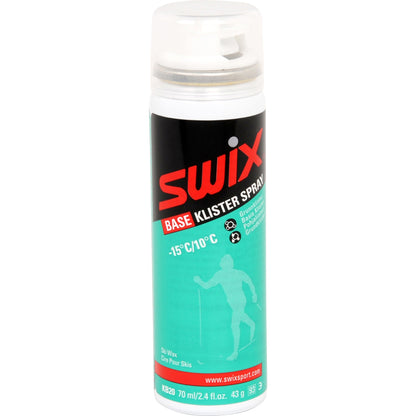 A product picture of the Swix Green Base Klister Spray (10C/-15C) | 70ml