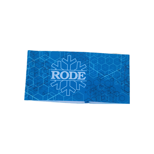 A product picture of the Rode Polyester Headband