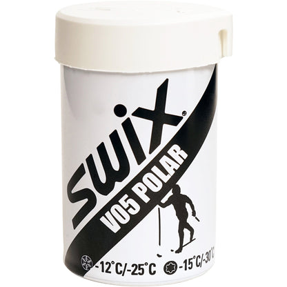 A product picture of the Swix V05 Polar Kick Wax (-15C/-30C) | 45g